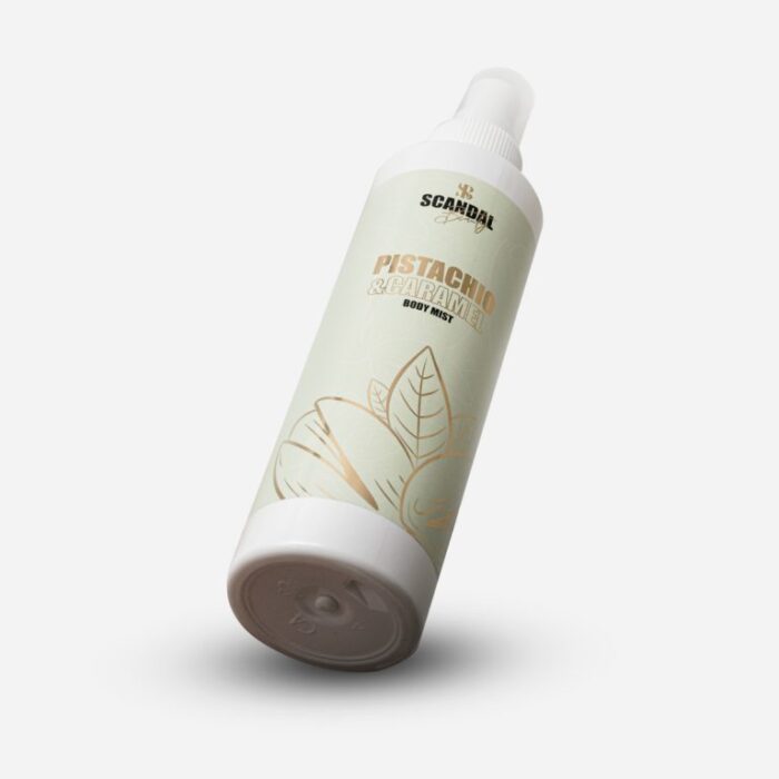Pistachio & Caramel Body Mist –Σπρέι Σώματος με Φιστίκι, Καραμέλα & Βανίλια (200ml) - Image 1